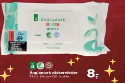 SuperBrugsen Änglamark vådservietter tilbud