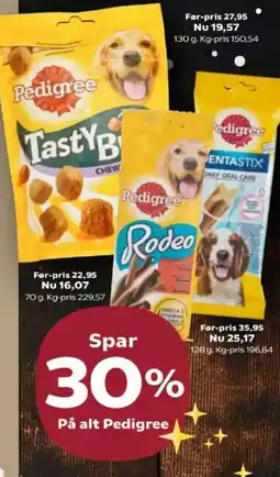 SuperBrugsen På alt Pedigree tilbud