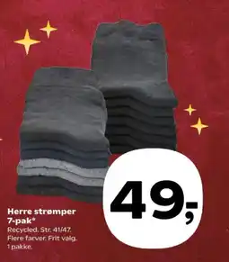 SuperBrugsen Herre strømper 7-pak tilbud