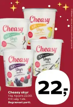SuperBrugsen Cheasy skyr tilbud