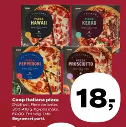SuperBrugsen Coop Italiana pizza tilbud