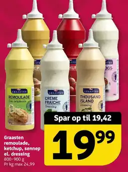 Løvbjerg Graasten remoulade, ketchup, sennep el. dressing tilbud