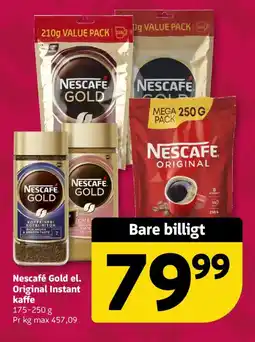 Løvbjerg Nescafé Gold el. Original Instant kaffe tilbud