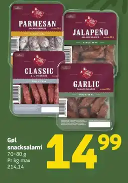 Løvbjerg Gøl snacksalami tilbud