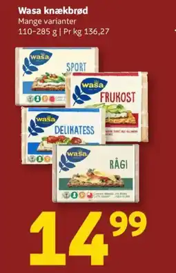 Løvbjerg Wasa knækbrød tilbud
