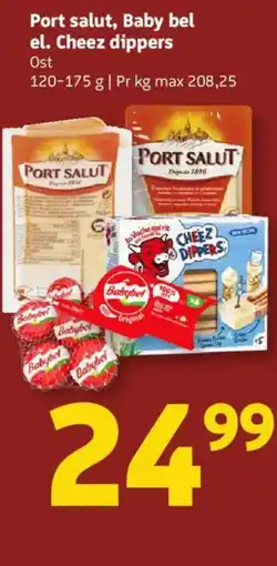 Løvbjerg Port salut, Baby bel el. Cheez dippers Ost tilbud