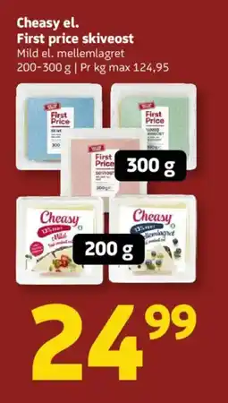 Løvbjerg Cheasy el. First price skiveost tilbud