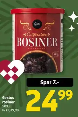 Løvbjerg Gestus rosiner tilbud