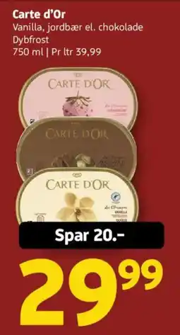 Løvbjerg Carte d'Or tilbud