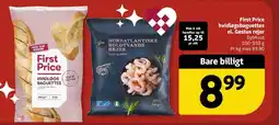 Løvbjerg First Price hvidløgsbaguettes el. Gestus rejer tilbud