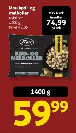 Løvbjerg Mou kød- og melboller tilbud