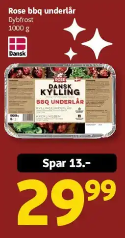 Løvbjerg Rose bbq underlår tilbud