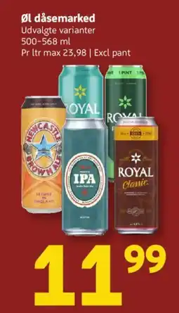 Løvbjerg Øl dåsemarked tilbud