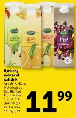 Løvbjerg Rynkeby nektar el. saftdrik tilbud