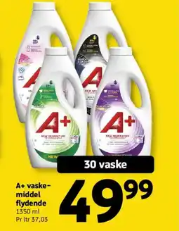 Løvbjerg A+ vaske- middel flydende tilbud