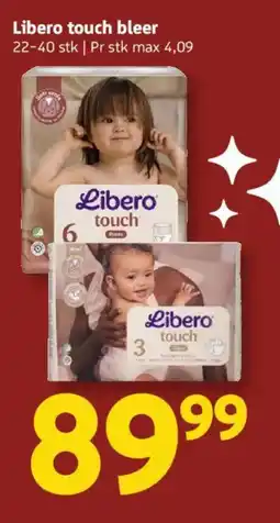 Løvbjerg Libero touch bleer tilbud