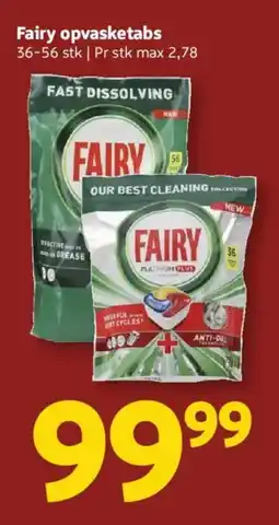 Løvbjerg Fairy opvasketabs tilbud
