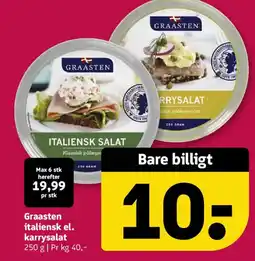 Løvbjerg Graasten italiensk el. karrysalat tilbud