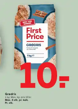 SPAR First Price Grødris tilbud