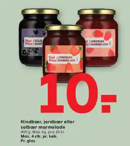 SPAR Hindbær, jordbær eller solbær marmelade tilbud