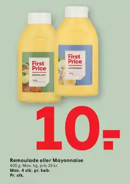 SPAR First Price Remoulade eller Mayonnaise tilbud