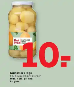 SPAR First Price Kartofler i lage tilbud