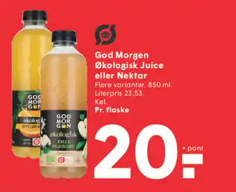 God Morgen Økologisk Juice eller Nektar