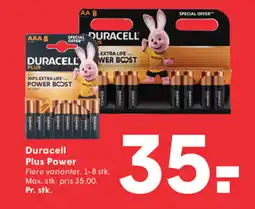 SPAR Duracell Plus Power tilbud