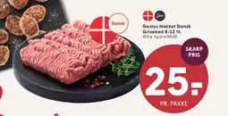 SPAR Gestus Hakket Dansk Grisekød 8-12 % tilbud