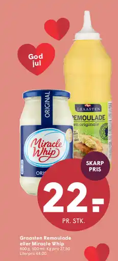SPAR Graasten Remoulade eller Miracle Whip tilbud