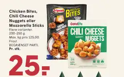 SPAR Chicken Bites, Chili Cheese Nuggets eller Mozzarella Sticks tilbud
