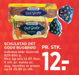 MENY SCHULSTAD Det gode rugbrød tilbud