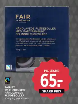 MENY FAIR BY Sv. michelsen håndlavede flødeboller tilbud