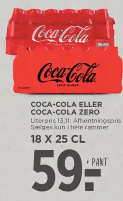 MENY Coca-cola eller coca-cola zero tilbud