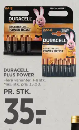MENY DURACELL Plus power tilbud