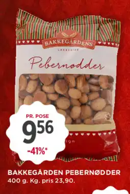 MENY Bakkegården pebernødder tilbud