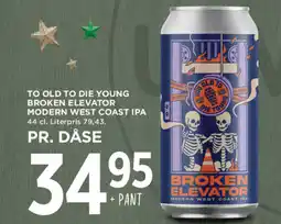 MENY TO OLD TO DIE YOUNG Broken elevator modern west coast ipa tilbud