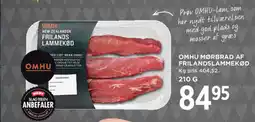 MENY OMHU Mørbrad af frilandslammekød tilbud