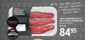 OMHU Mørbrad af frilandslammekød