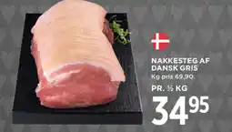 MENY Nakkesteg af dansk gris tilbud