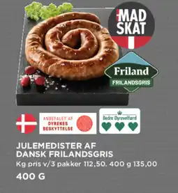 MENY Julemedister af dansk frilandsgris tilbud