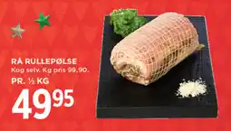 MENY Rå rullepølse tilbud