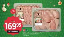 MENY GESTUS Dansk kyllingebrystfilet eller kyllingeinderfilet tilbud