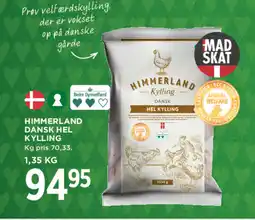 MENY HIMMERLAND Dansk hel kylling tilbud