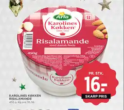 MENY KAROLINES KØKKEN Risalamande tilbud