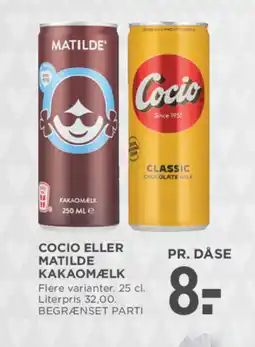 MENY Cocio eller matilde kakaomælk tilbud