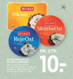 MENY BUKO Smelteost eller flødeost tilbud