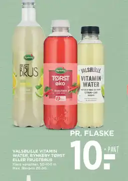 MENY Valsølille vitamin water, rynkeby tørst eller frugtbrus tilbud
