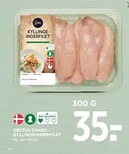 MENY GESTUS Dansk kyllingeinderfilet tilbud