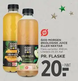 MENY GOD MORGEN ØKOLOGISK JUICE ELLER NEKTAR tilbud